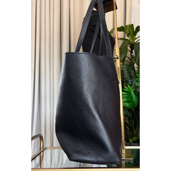 AUTHENTIC TORY BURCH BLACK LEATHER MCGRAW SHOULDER BAG - Picture 5 of 10